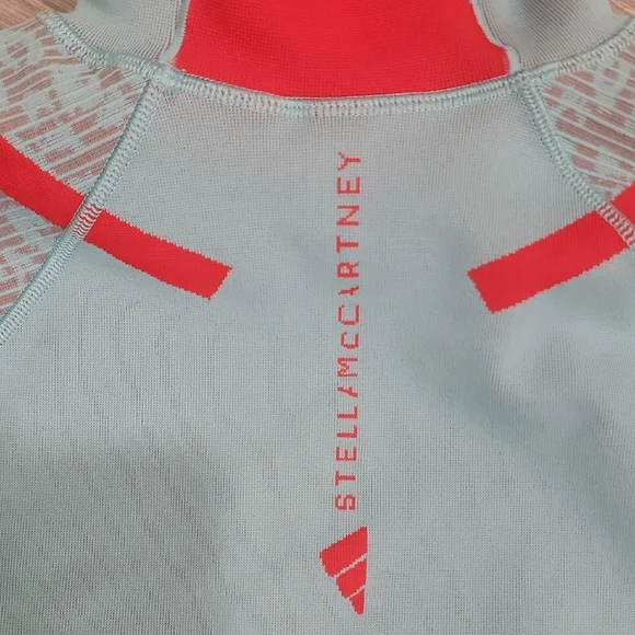 Adidas by Stella McCartney Aqua and Red Sweatshirt - Picture 12 of 12
